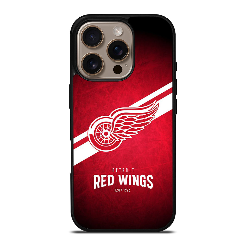 DETROIT REDWINGS HOCKEY NHL 1 iPhone 16 Pro Case Cover