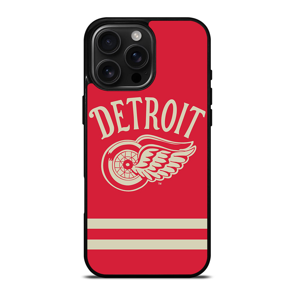 DETROIT REDWINGS HOCKEY NHL 2 iPhone 16 Pro Max Case Cover