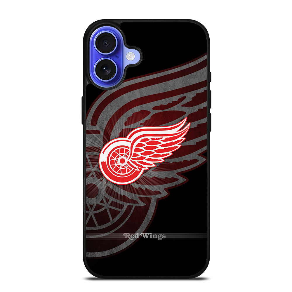 DETROIT REDWINGS HOCKEY NHL 3 iPhone 16 Case Cover