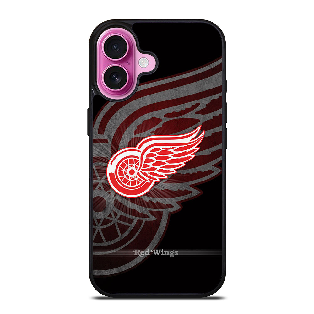 DETROIT REDWINGS HOCKEY NHL 3 iPhone 16 Plus Case Cover