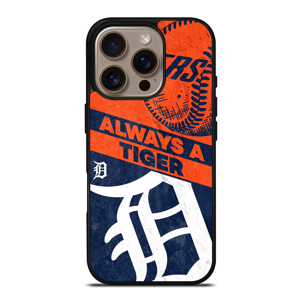 DETROIT TIGERS MLB LOGO iPhone 16 Pro Case Cover