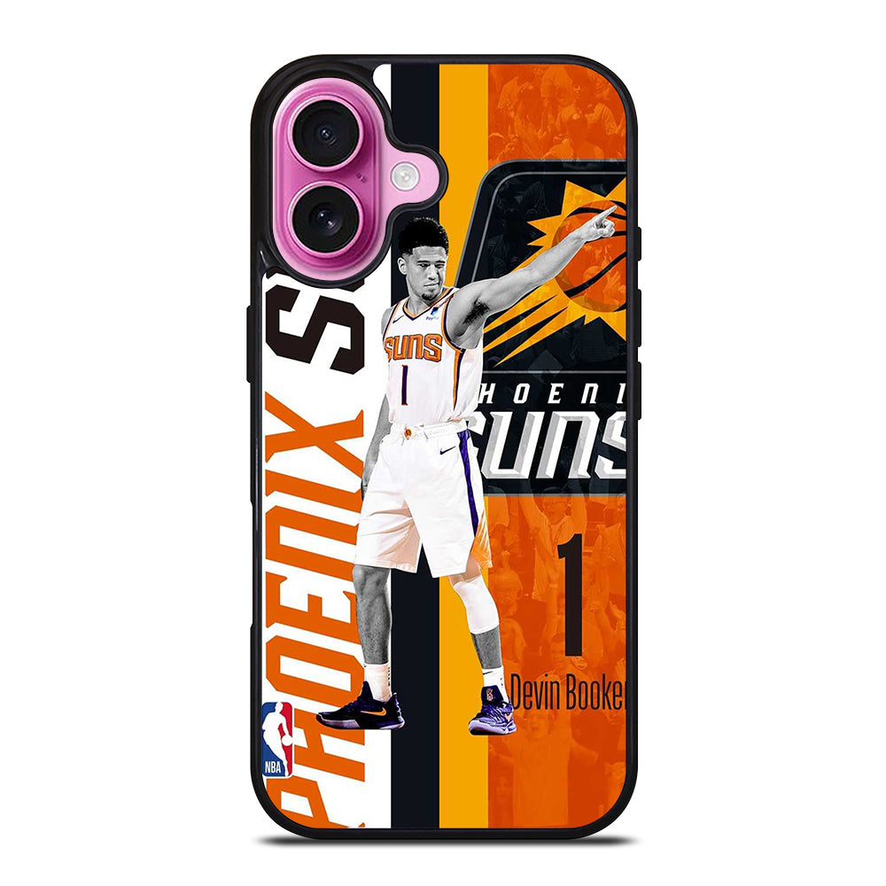 DEVIN BOOKER PHOENIX SUNS NBA iPhone 16 Plus Case Cover