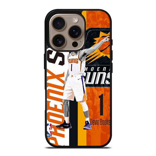 DEVIN BOOKER PHOENIX SUNS NBA iPhone 16 Pro Case Cover