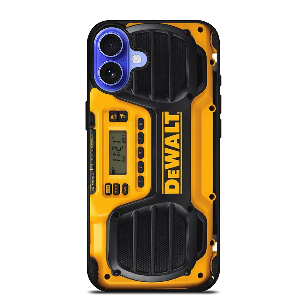 DEWALT BLUETOOTH RADIO iPhone 16 Case Cover