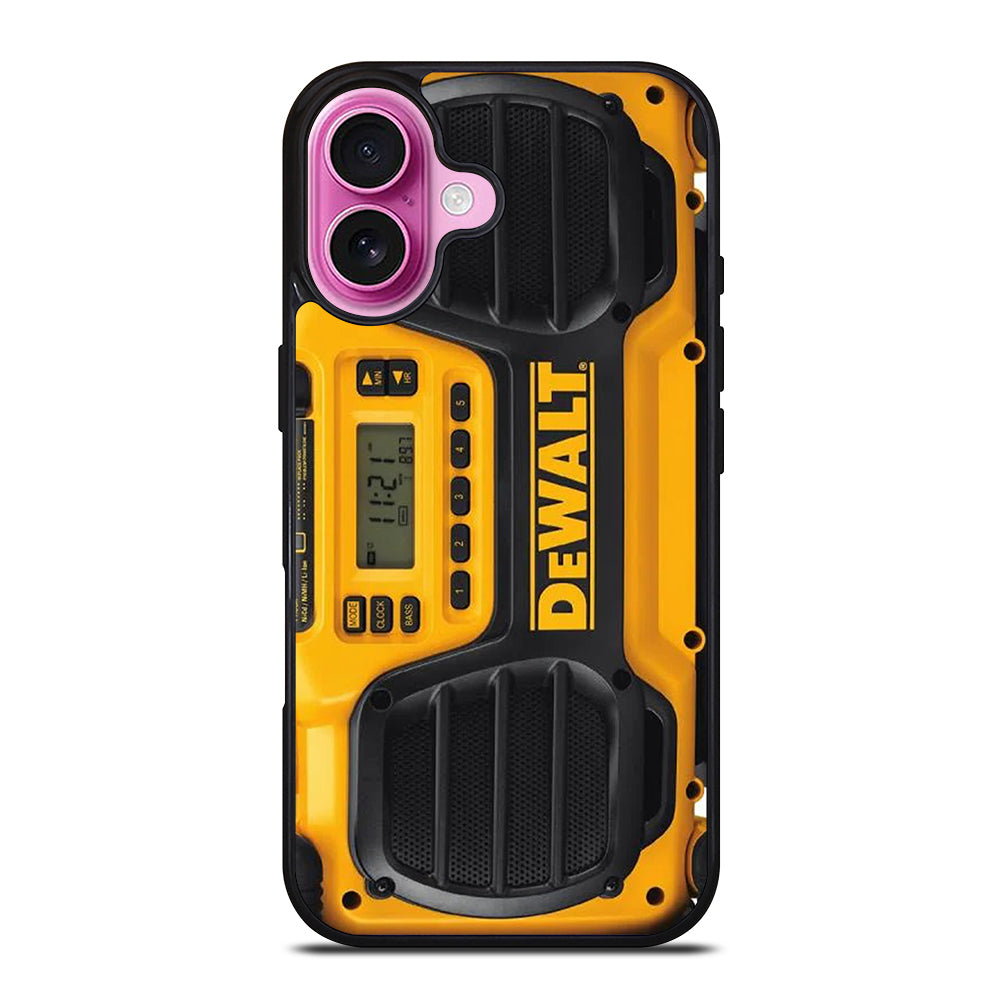 DEWALT BLUETOOTH RADIO iPhone 16 Plus Case Cover