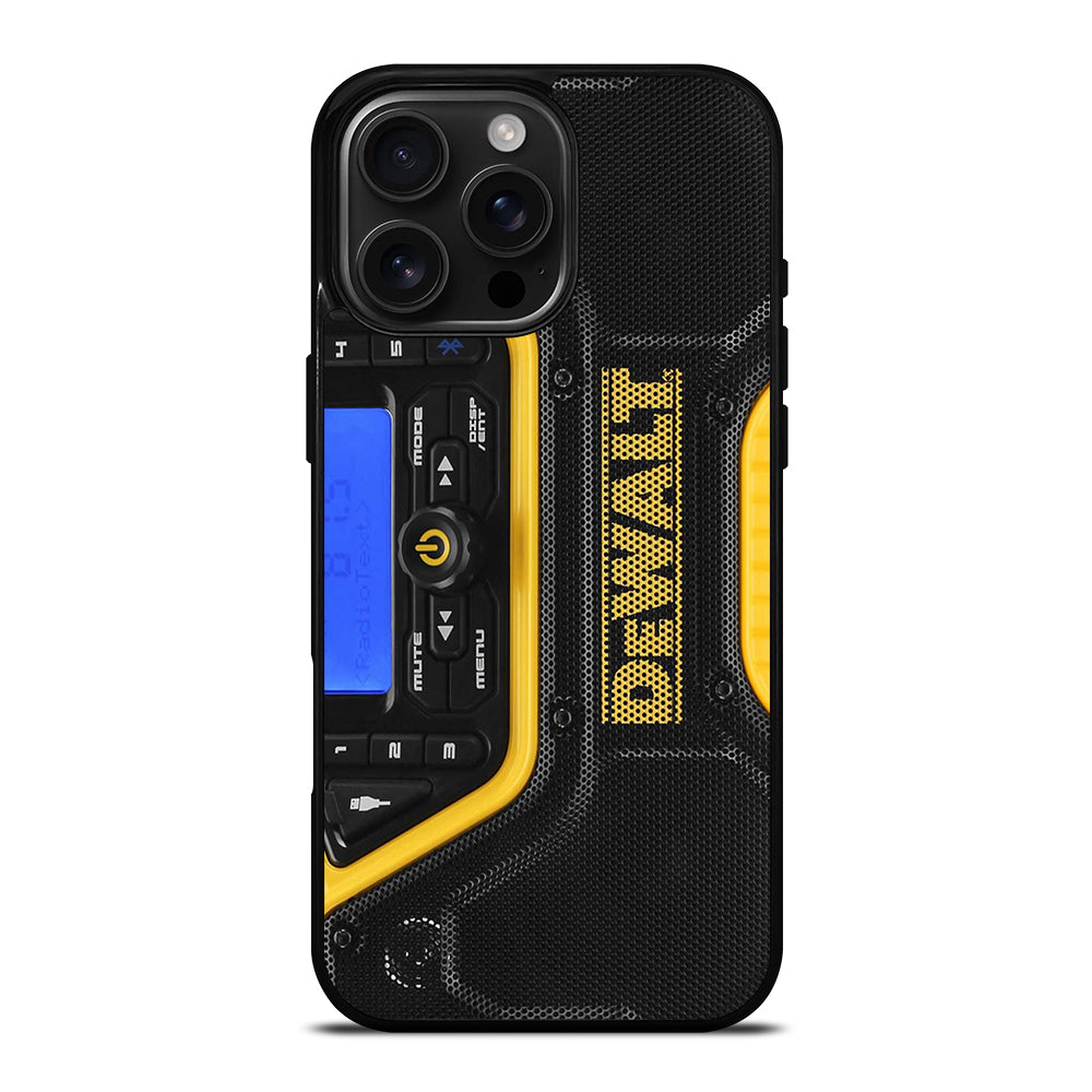 DEWALT BLUETOOTH SPEAKER iPhone 16 Pro Max Case Cover