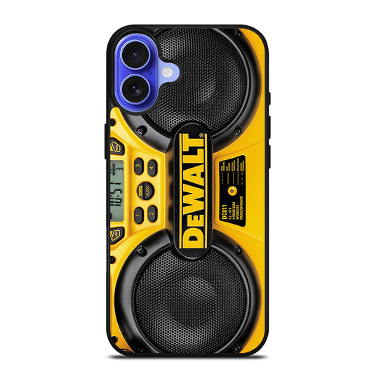 DEWALT JOBSITE RADIO iPhone 16 Case Cover