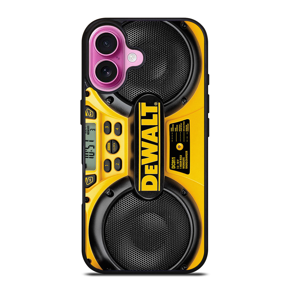 DEWALT JOBSITE RADIO iPhone 16 Plus Case Cover