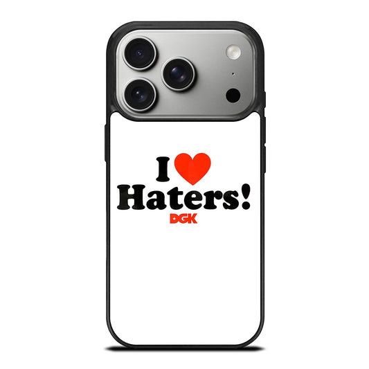 DGK I LOVE HATERS ICON iPhone 17 Pro Case Cover