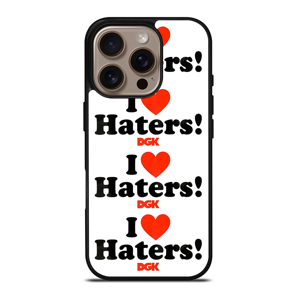 DGK I LOVE HATERS SYMBOL iPhone 16 Pro Case Cover