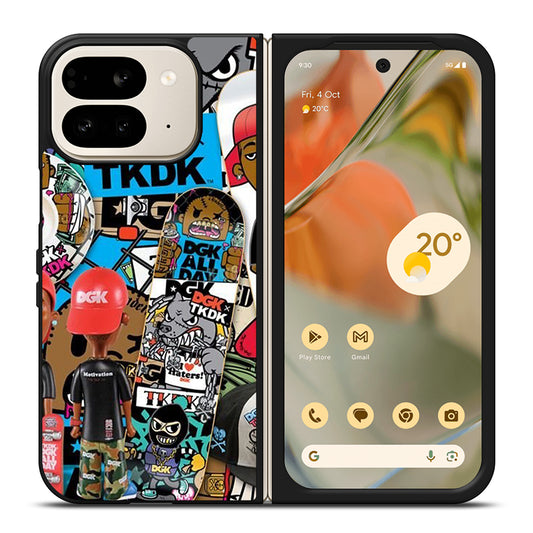 DGK SKATEBOARDING COLLAGE Google Pixel 9 Pro Fold Case Cover