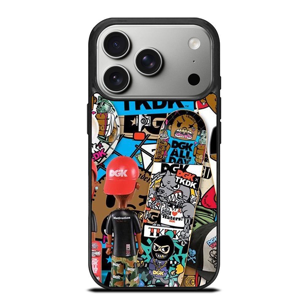 DGK SKATEBOARDING COLLAGE iPhone 17 Pro Case Cover