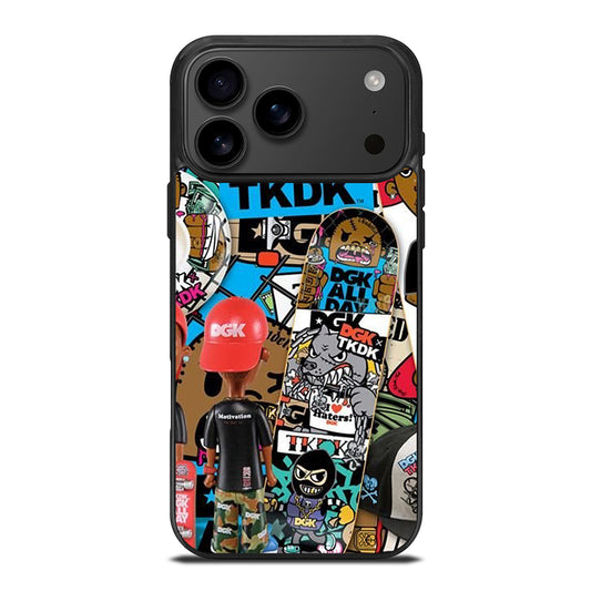 DGK SKATEBOARDING COLLAGE iPhone 17 Pro Max Case Cover