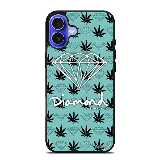 DIAMOND SUPPLY CO LOGO PATTERN iPhone 16 Case Cover