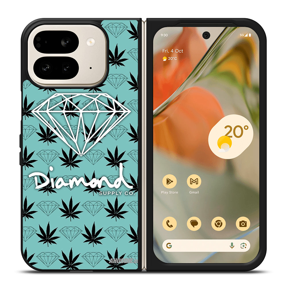 DIAMOND SUPPLY CO LOGO PATTERN Google Pixel 9 Pro Fold Case Cover