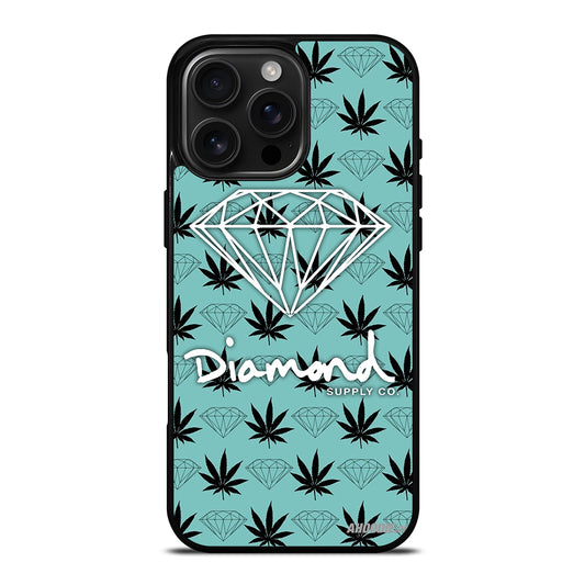 DIAMOND SUPPLY CO LOGO PATTERN iPhone 16 Pro Max Case Cover