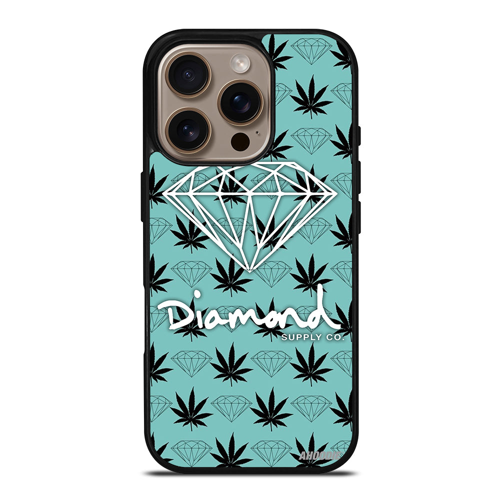 DIAMOND SUPPLY CO LOGO PATTERN iPhone 16 Pro Case Cover