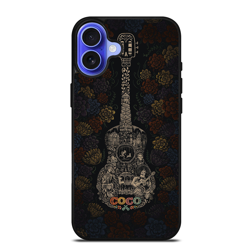 DISNEY COCO GUITAR ART iPhone 16 Case Cover