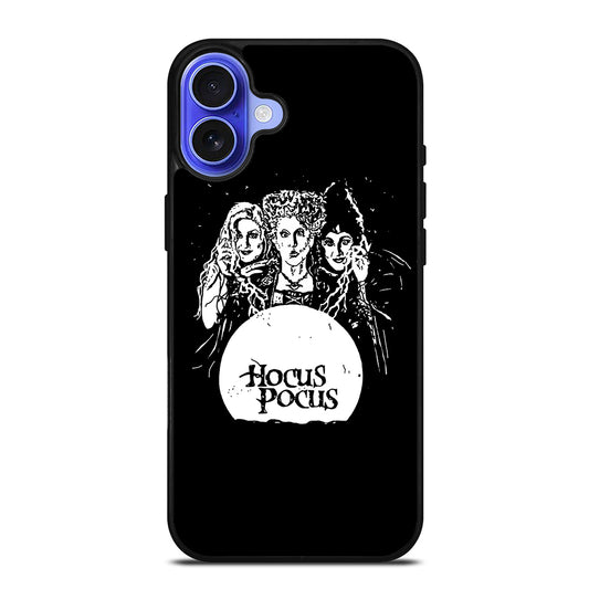 DISNEY HOCUS POCUS BLACK WHITE iPhone 16 Case Cover