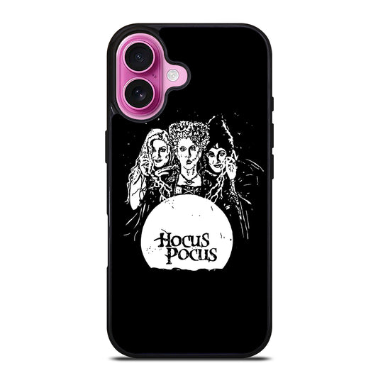 DISNEY HOCUS POCUS BLACK WHITE iPhone 16 Plus Case Cover