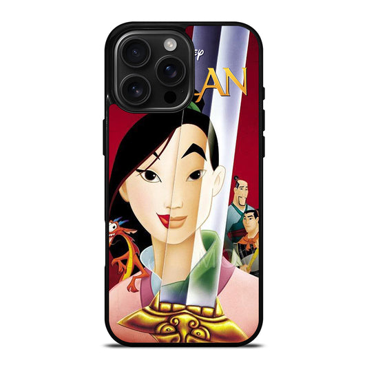 DISNEY PRINCESS MULAN CARTOON iPhone 16 Pro Max Case Cover