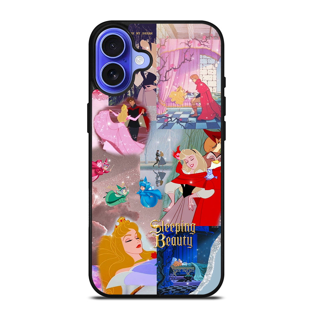 DISNEY SLEEPING BEAUTY COLLAGE iPhone 16 Case Cover