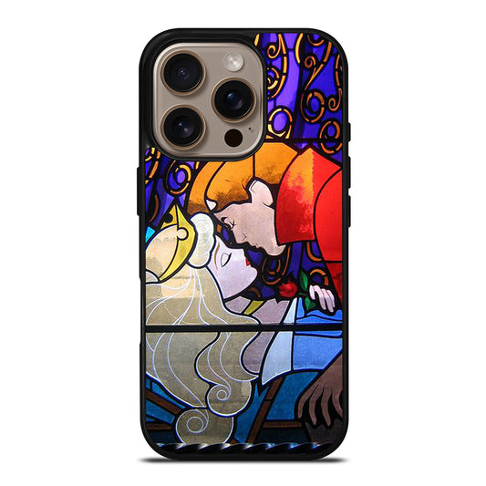 DISNEY SLEEPING BEAUTY STAINED GLASS 2 iPhone 16 Pro Case Cover