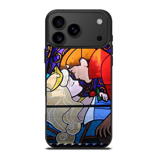 DISNEY SLEEPING BEAUTY STAINED GLASS 2 iPhone 17 Pro Max Case Cover