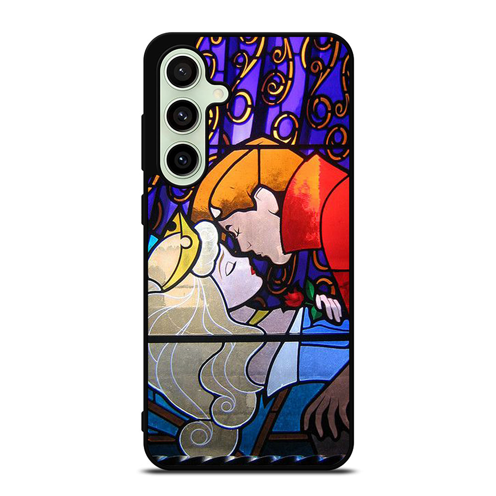 DISNEY SLEEPING BEAUTY STAINED GLASS 2 Samsung Galaxy S24 FE Case Cover