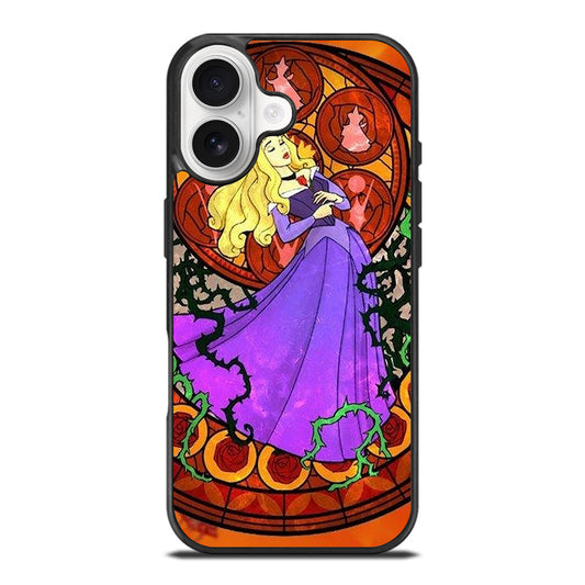 DISNEY SLEEPING BEAUTY STAINED GLASS iPhone 17 Case Cover