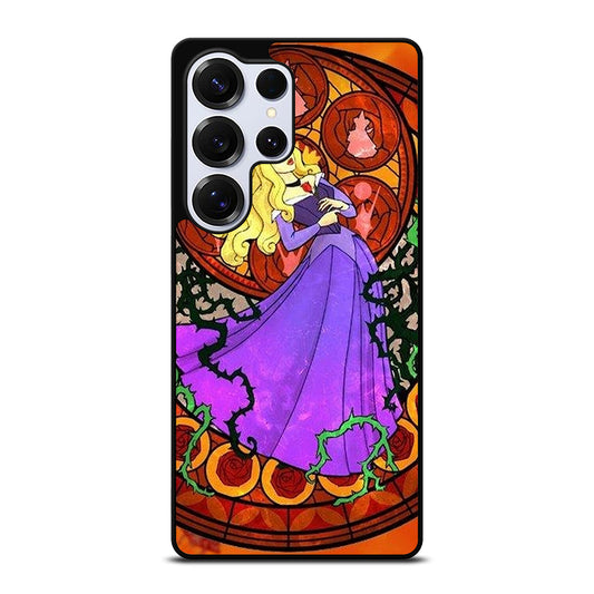 DISNEY SLEEPING BEAUTY STAINED GLASS Samsung Galaxy S25 Ultra Case Cover