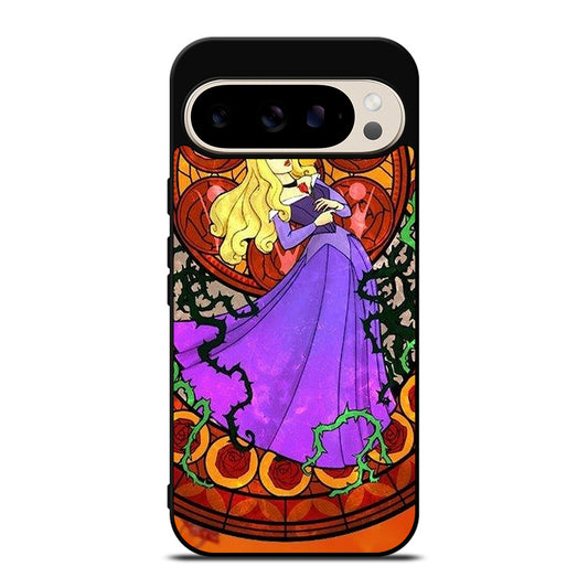 DISNEY SLEEPING BEAUTY STAINED GLASS Google Pixel 9 Pro Case Cover