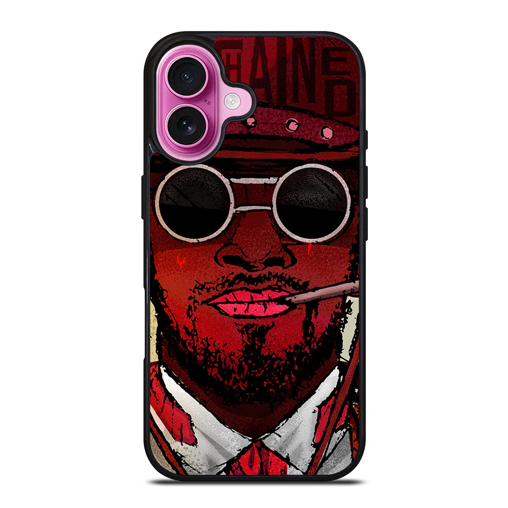 DJANGO UNCHAINED FACE ART iPhone 16 Plus Case Cover