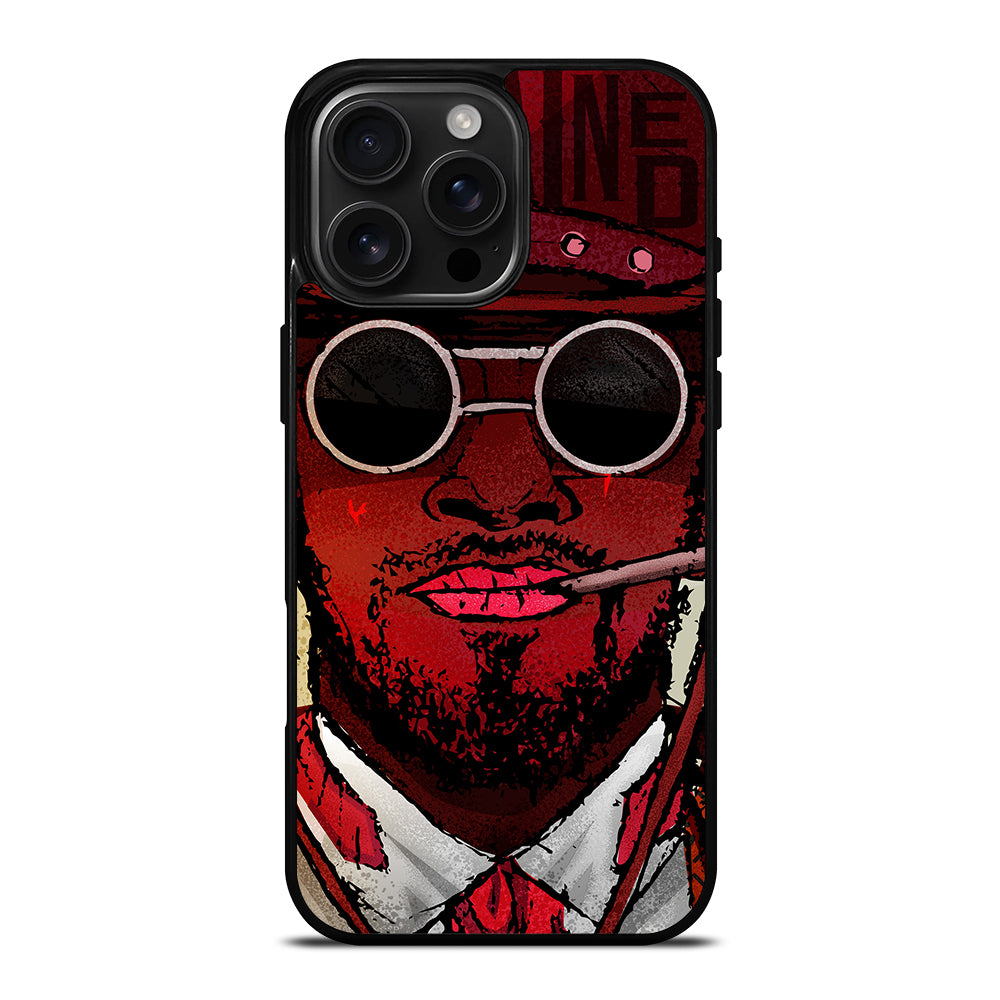 DJANGO UNCHAINED FACE ART iPhone 16 Pro Max Case Cover