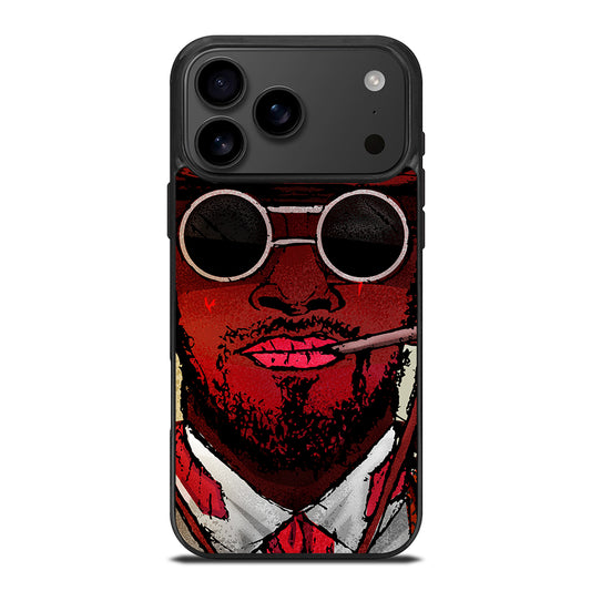 DJANGO UNCHAINED FACE ART iPhone 17 Pro Max Case Cover