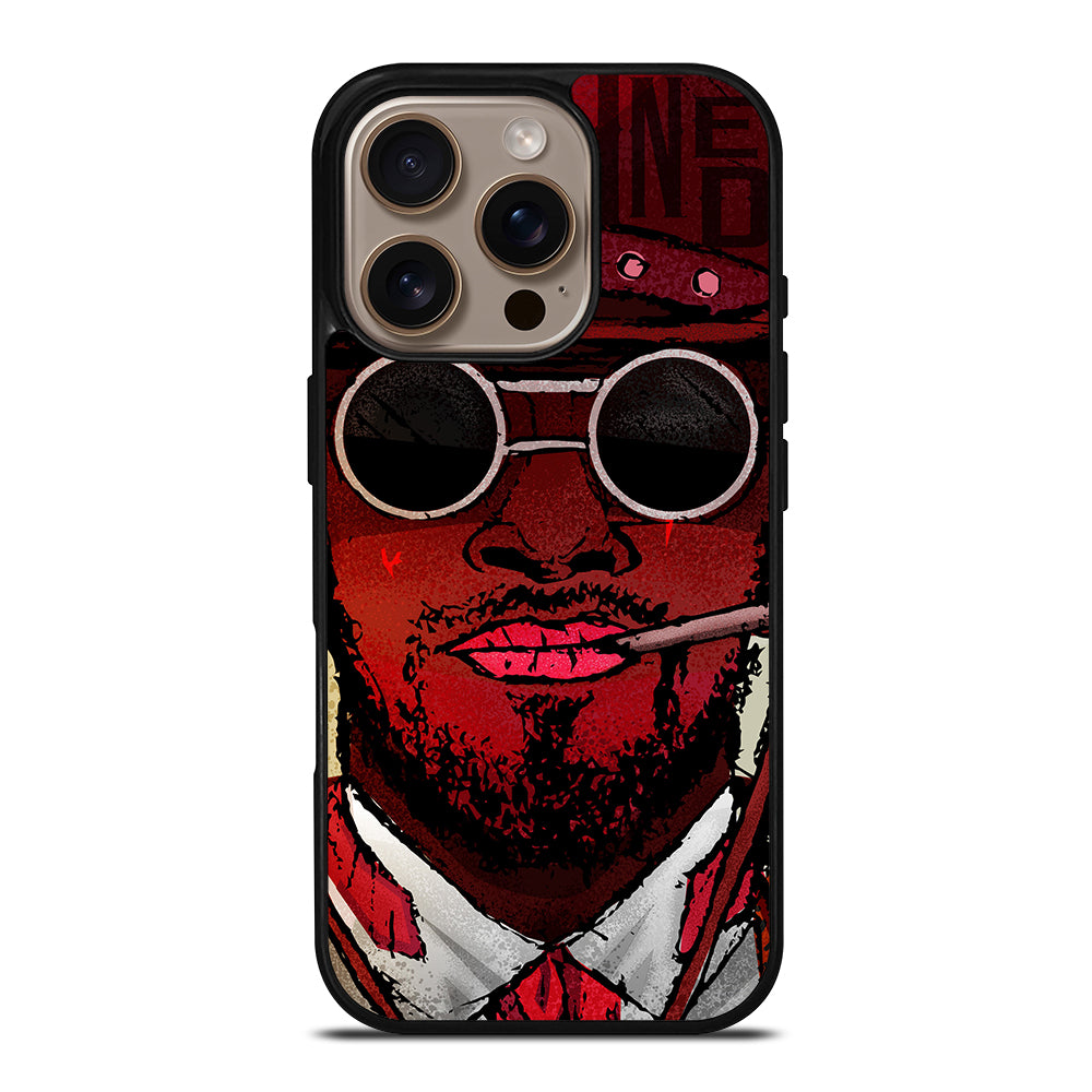 DJANGO UNCHAINED FACE ART iPhone 16 Pro Case Cover