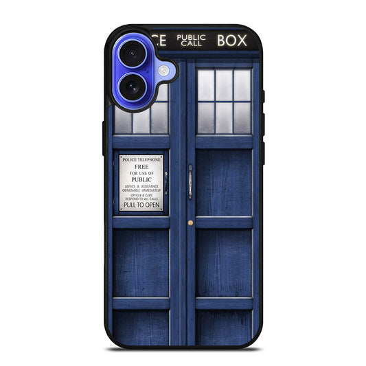 DOCTOR WHO TARDIS POLICE PUBLIC CALL BOX iPhone 16 Case Cover