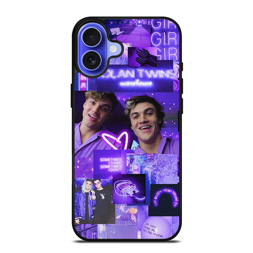 DOLAN TWINS PURPLE iPhone 16 Case Cover