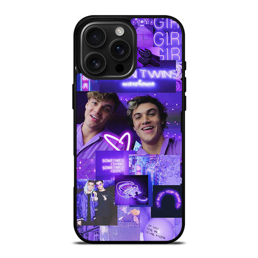 DOLAN TWINS PURPLE iPhone 16 Pro Max Case Cover