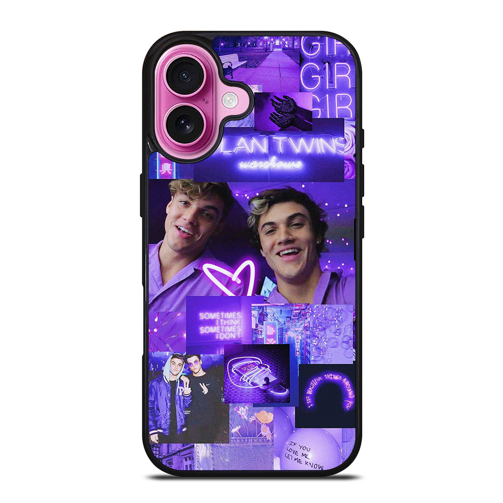 DOLAN TWINS PURPLE iPhone 16 Plus Case Cover