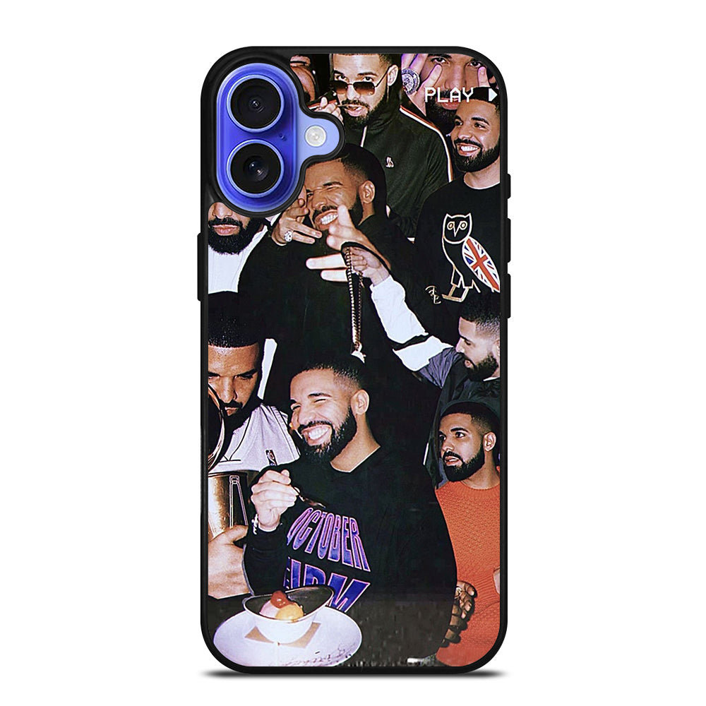 DRAKE RAPPER COLLAGE iPhone 16 Case Cover