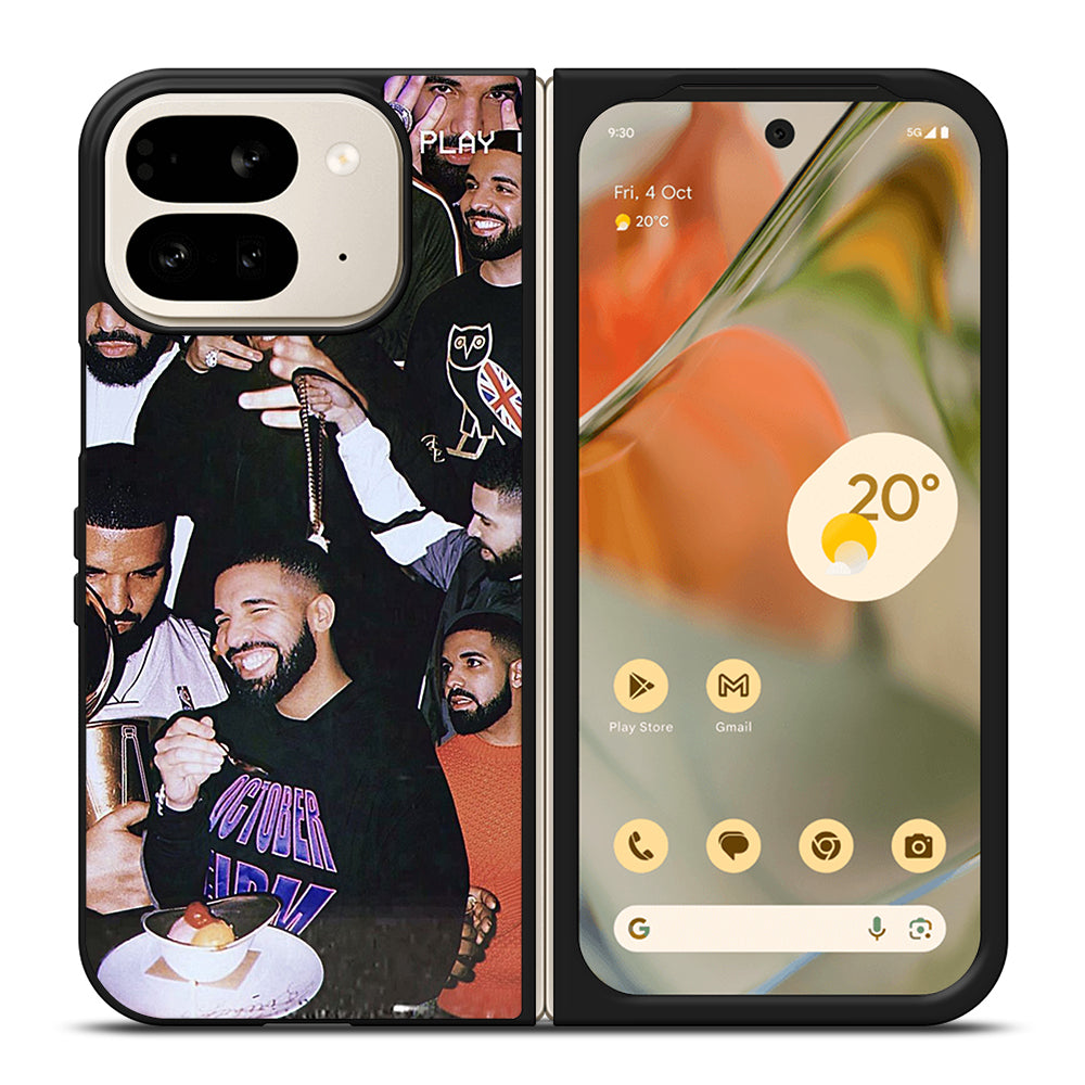 DRAKE RAPPER COLLAGE Google Pixel 9 Pro Fold Case Cover