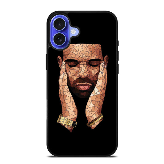 DRAKE RAPPER MOSAIC iPhone 16 Case Cover