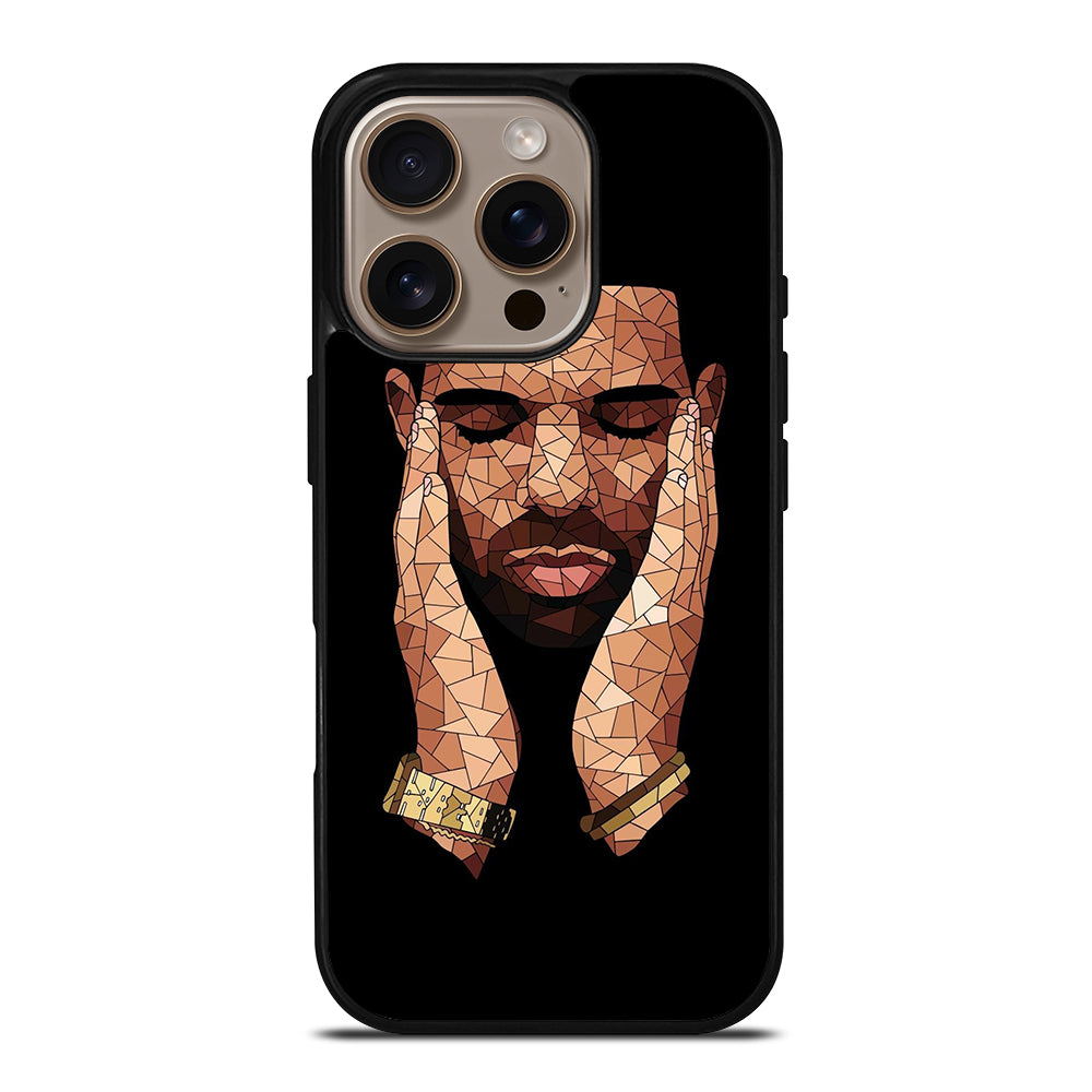 DRAKE RAPPER MOSAIC iPhone 16 Pro Case Cover