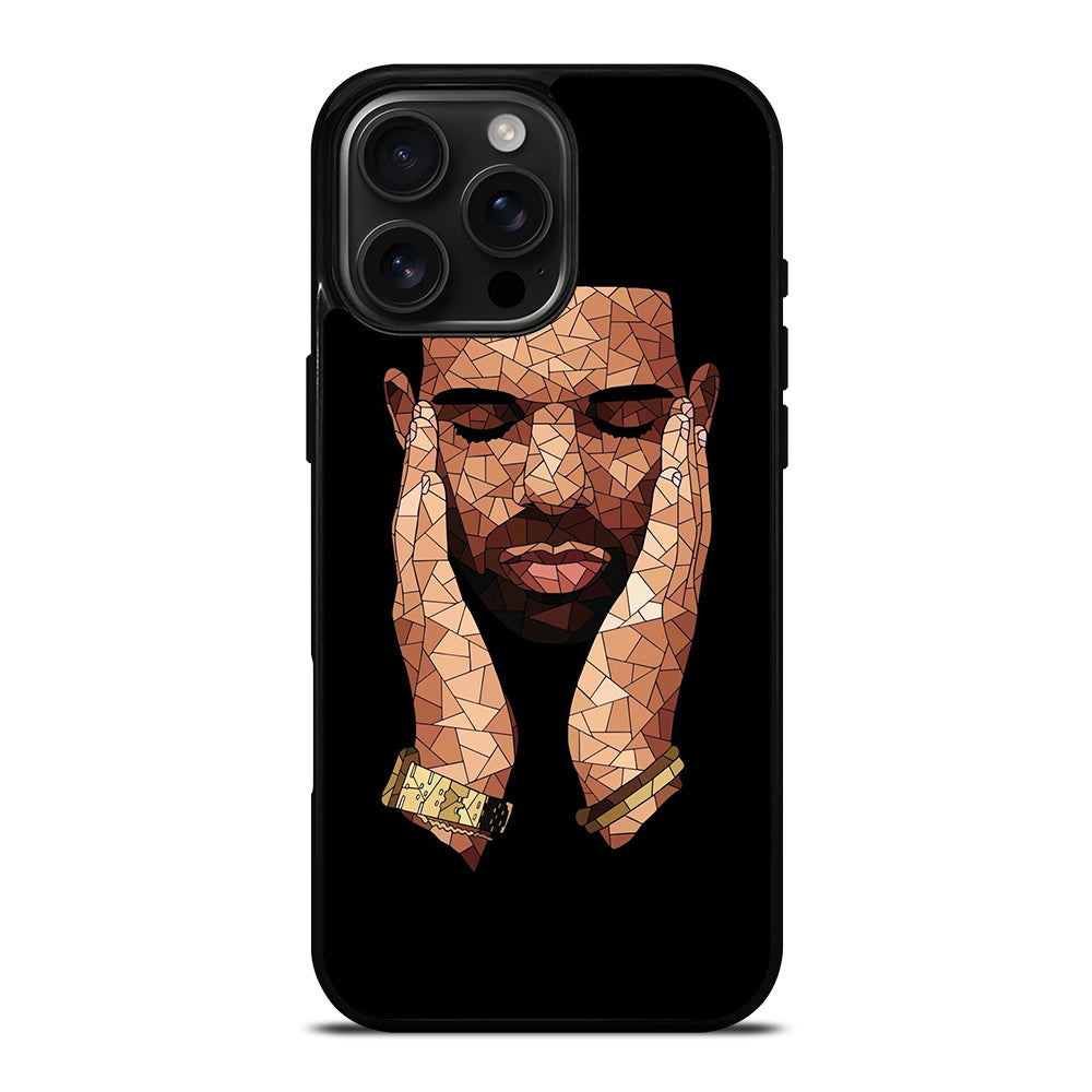 DRAKE RAPPER MOSAIC iPhone 16 Pro Max Case Cover