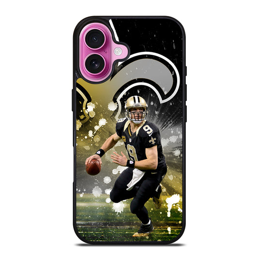 DREW BREES NEW ORLEANS SAINTS NFL iPhone 16 Plus Case Cover