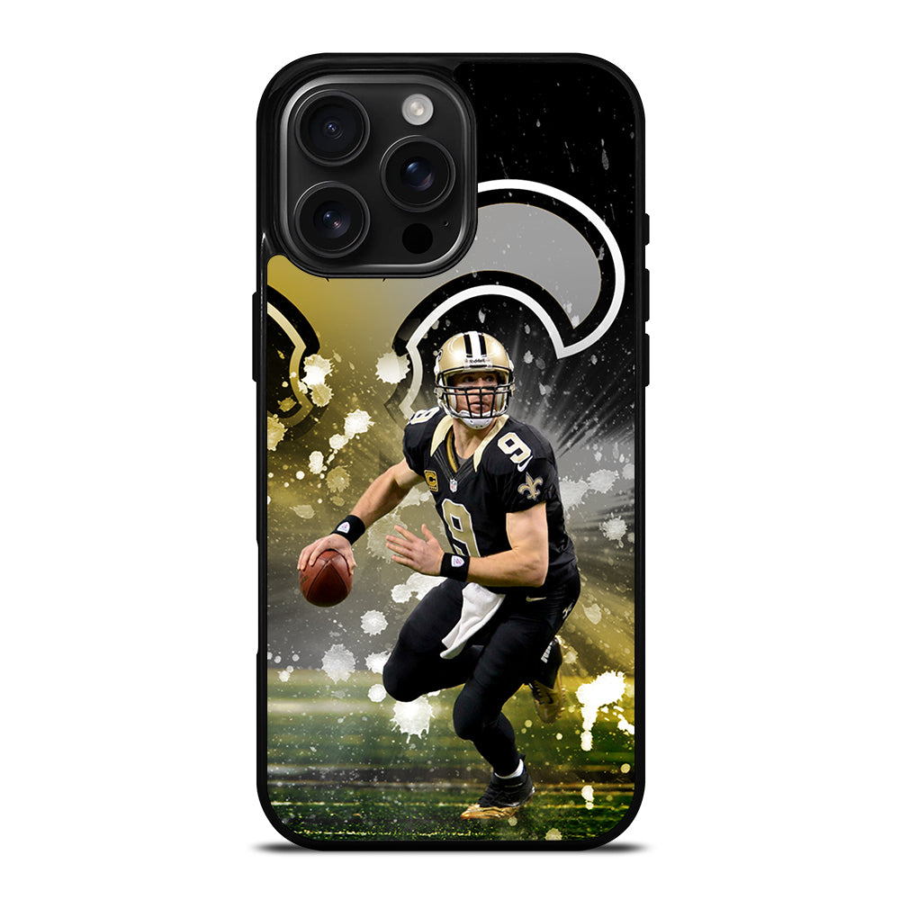 DREW BREES NEW ORLEANS SAINTS NFL iPhone 16 Pro Max Case Cover