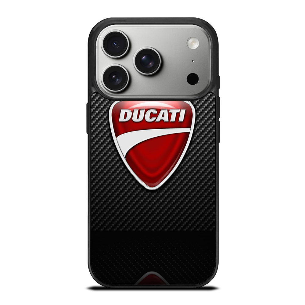 DUCATI CARBON LOGO iPhone 17 Pro Case Cover
