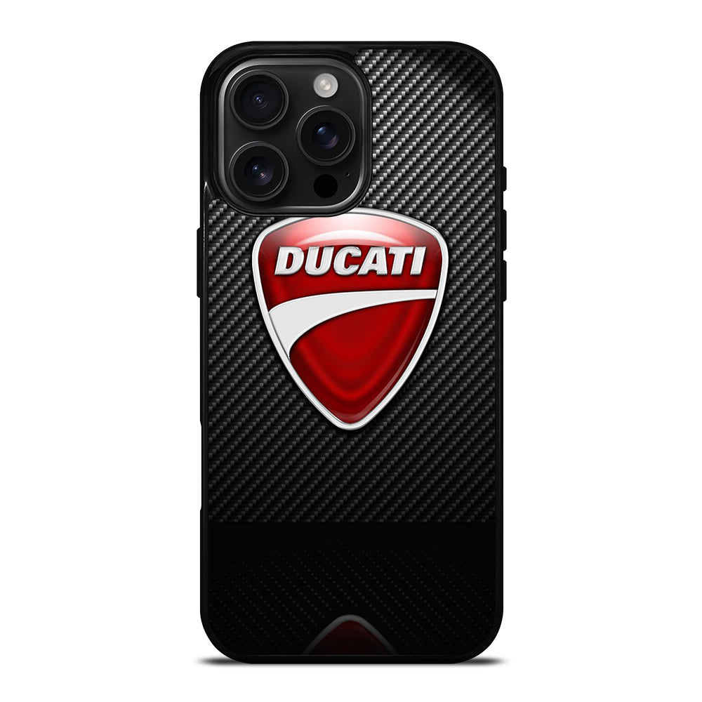 DUCATI CARBON LOGO iPhone 16 Pro Max Case Cover