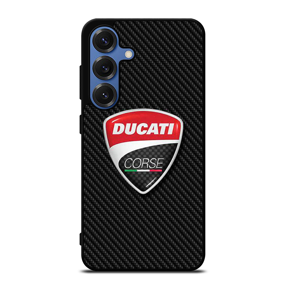 DUCATI CORSE CARBON LOGO Samsung Galaxy S25 Case Cover